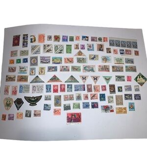 Worldwide travel Huge vintage stamp collection booklet